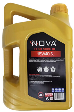 15w-40 Sl 4 Litre Motor Yağı - Lpgli Araç Uyumlu