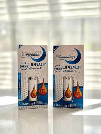 Nowadays LİPBALM Dudak Koruyucu Vitamin-E 4'LÜ SET