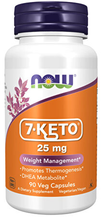 Now 7-KETO Dhea 25 mg, 90 Veg Capsules