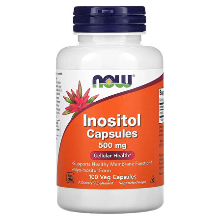 Now Foods , Inositol Capsules, 500 mg, 100 Veg