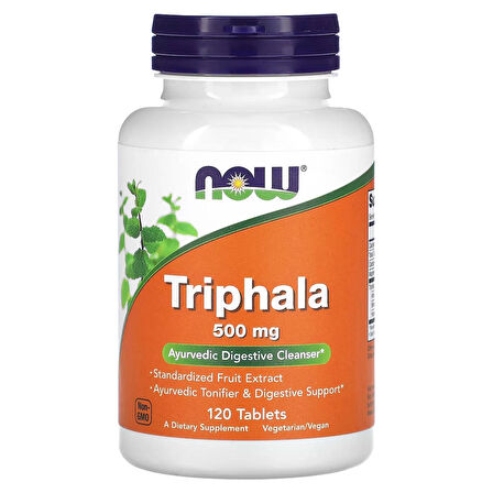 NOW Foods, Triphala+Magnesium Oxide 500 mg, 120 Tablet