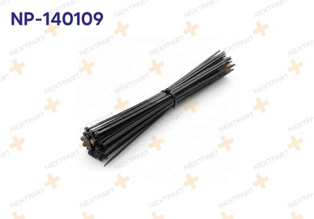 100'lü Set PLASTIK CIRT KELEPCE SIYAH 3.6 X 200