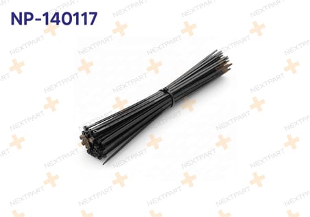 100'lü Set PLASTIK CIRT KELEPCE SIYAH 4.8 X 200