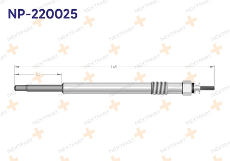 KIZDIRMA BUJISI BOXER JUMPER 2.2 HDI TRANSIT V184 V347 V362 V363 2.2 TDCI 596088 5960 88 ile Uyumlu