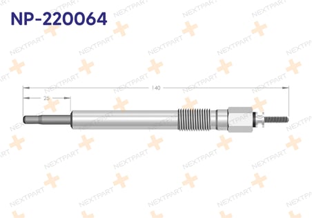 4'lü Set KIZDIRMA BUJISI D-MAX 3.0 DiTD 2002-2012 89 417 515 81 401442710500 ile Uyumlu