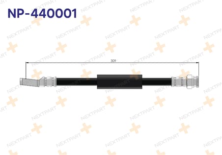 FREN HORTUMU ON M131 DKS 1600 YM 5941344 ile Uyumlu
