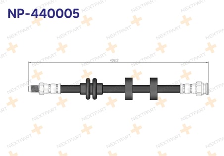 2'li Set FREN HORTUMU ON SAG TEMPRA TIPO 1992-1999 7609087 7655156 ile Uyumlu