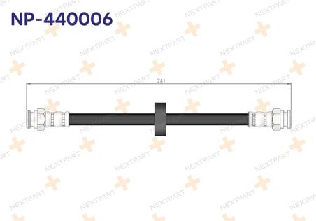 2'li Set FREN HORTUMU ARKA TEMPRA TIPO 7619751 7667806 ile Uyumlu