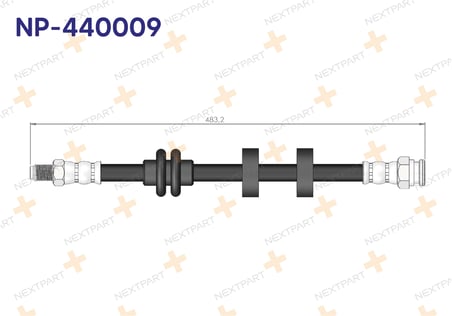 2'li Set FREN HORTUMU ON ALBEA 2003- PALIO 1996-2005 46448474 4644874 ile Uyumlu