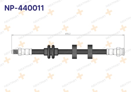 2'li Set FREN HORTUMU ON DOBLO 2001-2010 46738613 400663311013 ile Uyumlu
