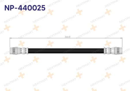 FREN HORTUMU ARKA R9 7700541132 7704001950 ile Uyumlu