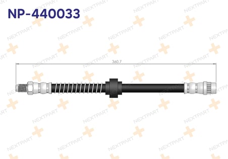 2'li Set FREN HORTUMU KANGOO 1998-2008 7700304968 7700313596 ile Uyumlu
