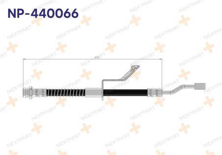 FREN HORTUMU ON SOL ACCENT BLUE 2012- 58731-1R000 ile Uyumlu