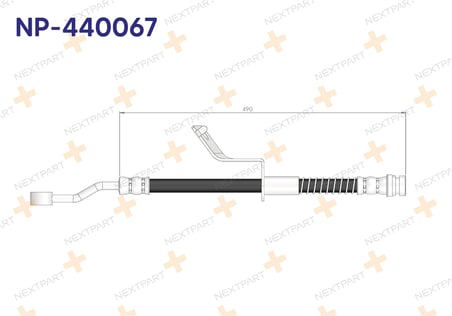 FREN HORTUMU ON SAG ACCENT BLUE 2012- 58732-1R000 ile Uyumlu