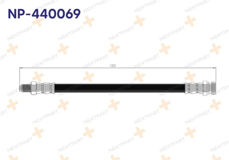 2'li Set FREN HORTUMU ON KISA H100 1993-2004 501275924933 5881443002 ile Uyumlu