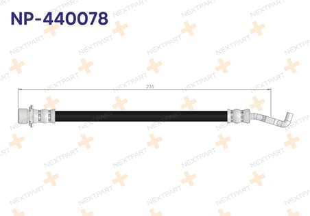 FREN HORTUMU ARKA COROLLA VVT 2002-2007 332293793193 90947-02C47 ile Uyumlu