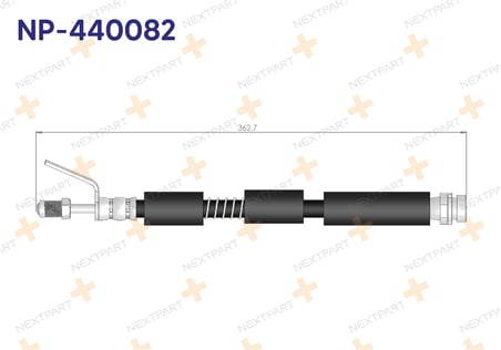 2'li Set FREN HORTUMU ON CONNECT 2002-2013 2T142078AG 2T142078AH ile Uyumlu