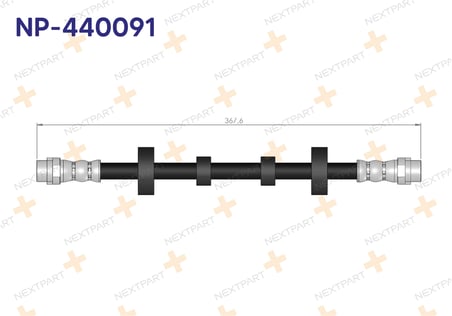 FREN HORTUMU ON TRANSPORTER T4 1990-2003 803253208352 7D0611701C ile Uyumlu