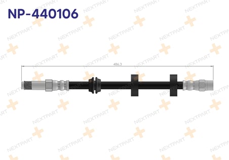 FREN HORTUMU ON GOLF III 1991-1999 CADDY II 1995-2004 POLO CLASSIC 1995-2006 6K0 611 701 33229372372