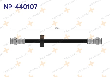 FREN HORTUMU ARKA CADDY II 1995-2004 6K9611776 400663330120 ile Uyumlu