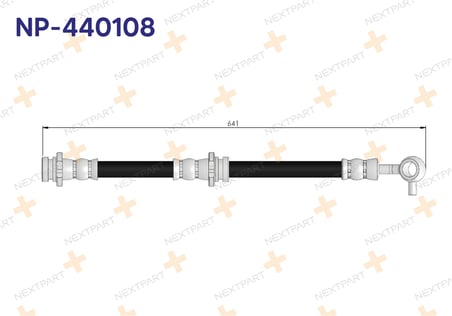 2'li Set FREN HORTUMU ON SOL QASHQAI J10 2007-2014 332293825532 46210-JD005 ile Uyumlu