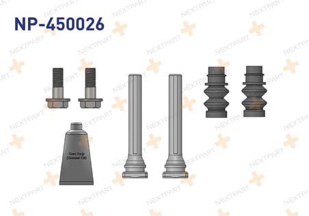FREN KALIPER TAMIR TAKIMI CIVATALI ARKA CUSTOM V710 8200315270 KTPZ312C150BA ile Uyumlu