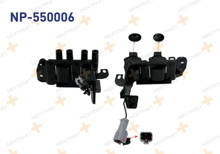 ATEŞLEME BOBINI HYUNDAI ACCENT II 1.6 2000-2005 ELANTRA III 1.6 2000-2006 GETZ 1.4 1.6 2002-2010 KIA