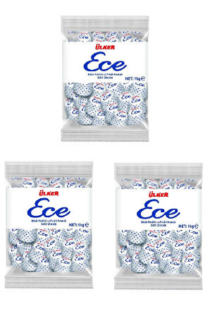 Ece Ikramlık Çikolata Fındıklı 1kg X 3 Adet