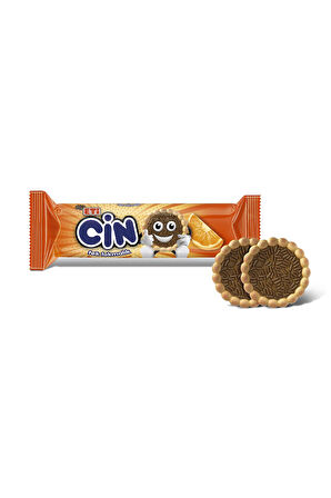 Cin Lokmalik Portakallı Bisküvi 114 g x 18 Adet