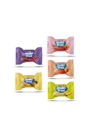 Multi Fruit Meyve Sosu Dolgulu Bonbon 1kg