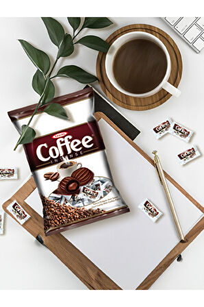 Tayaş Coffee Intense Kahve Aromalı Sert Şeker 1 Kg Poşetli