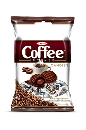 Tayaş Coffee Intense Kahve Aromalı Sert Şeker 1 Kg Poşetli