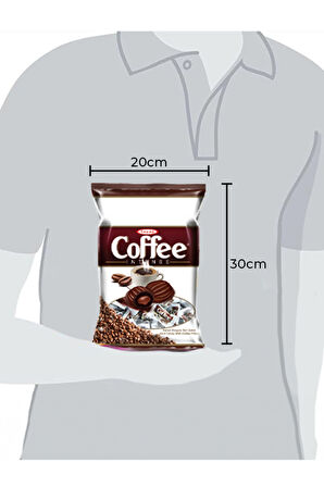 Tayaş Coffee Intense Kahve Aromalı Sert Şeker 1 Kg Poşetli