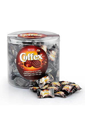 Coffex Kahveli Şeker 1000 Gr. Silindir (1 Kutu)