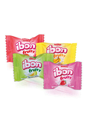 Ibon Sütlü Meyveli Şeker 1000 Gr. Silindir (1 KUTU)