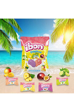 Ibon Tropical Sütlü Meyveli Şeker 1000 Gr. (1 Poşet)