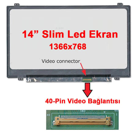 Dell Latitude 3440, E3440 Lcd Ekran Uyumlu Lcd Ekran, Panel