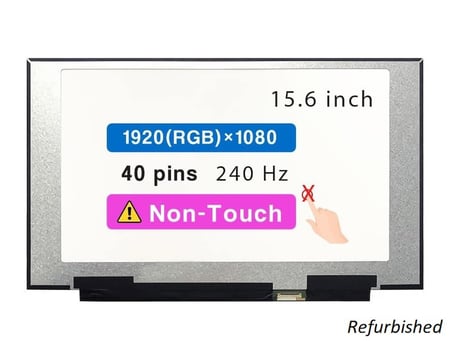 15.6" Narrow 40pin Slim 1920*1080p FHD IPS (240Hz) Notebook Lcd Ekran - Panel NE156FHM-NZ1 V8.0 (Dar Soket) Refurbished