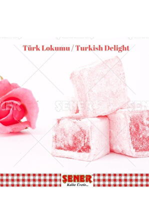 Glikozsuz Lokum 1.5 Kg Güllü Lokum Atıştırmalık