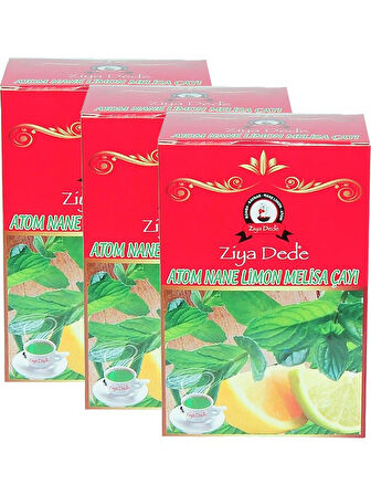 3 Kutu Ziya Dede Nane Limon Melisa Çayı Atom Nane Küpü 140 Gr.