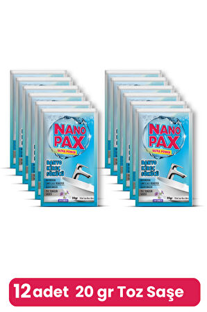BANYO - KİREÇ SÖKÜCÜ TOZ TEMİZLİK SAŞESİ (12 adet X 20gr)