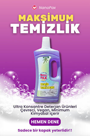 ZEMİN TEMİZLEME SIVI DETERJAN BAHAR KOKULU 2 x 1 LİTRE
