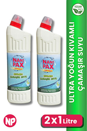 ULTRA YOĞUN KIVAMLI ÇAMAŞIR SUYU (DUCT AĞIZLI) 2 x 1lt