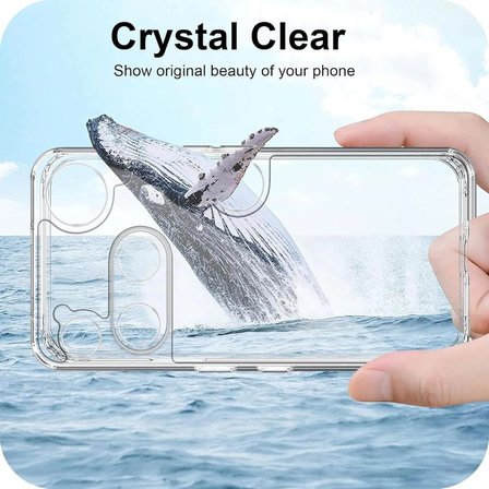 Nothing Phone 3 ile Uyumlu Koruyucu Kılıf, Sararmayı Önleyici Kapak, Çizilmeye Dayanıklı, Darbeye Dayanıklı Kılıf, Ultra İnce, PC + TPU Hibrit Teknolojili Sert Kılıf, Şeffaf