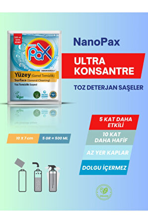 6 ADET YÜZEY TEMİZLİK TOZU (ULTRA KONSANTRE DETERJAN SAŞESİ)