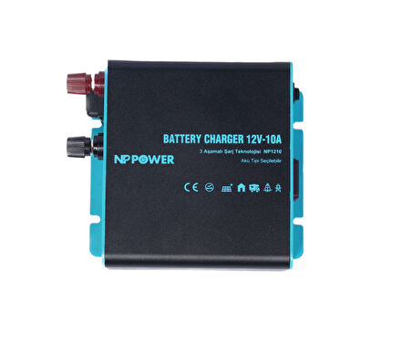 NP Power 12V 10A Akü Şarj Cihazı