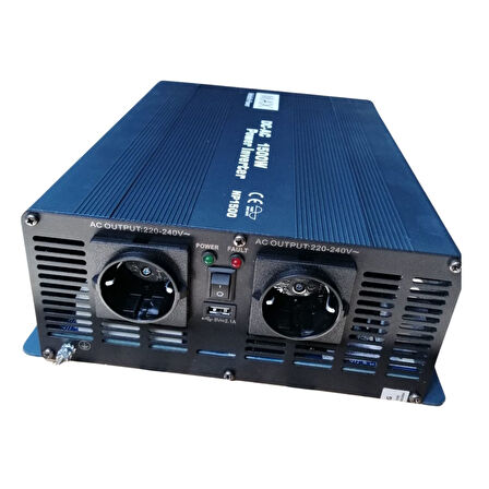 MAX DC-AC 12V 1500W Tam Sinüs Inverter