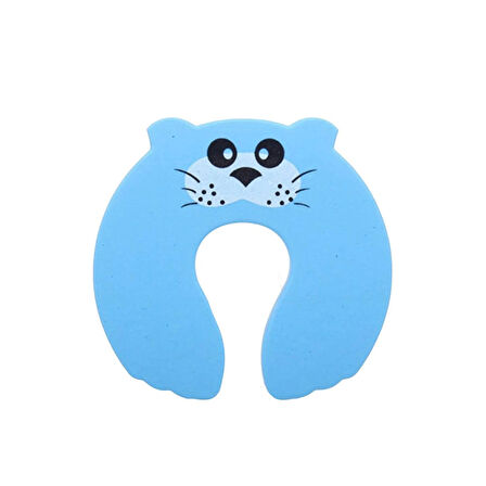 Microcase Hayvan Desenli Esnek Yumuşak Kapı Kolu Koruma Çocuk Parmak Sıkışma Önleyici Köpük - AL4547 2 Adet