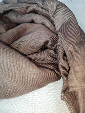 NEOWEAR 100%100 Pamuk Tesettür Penye Şal Açık Vizon