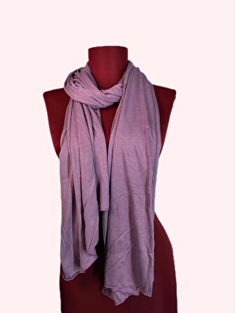 NEOWEAR 100%100 Pamuk Tesettür Penye Şal Lila